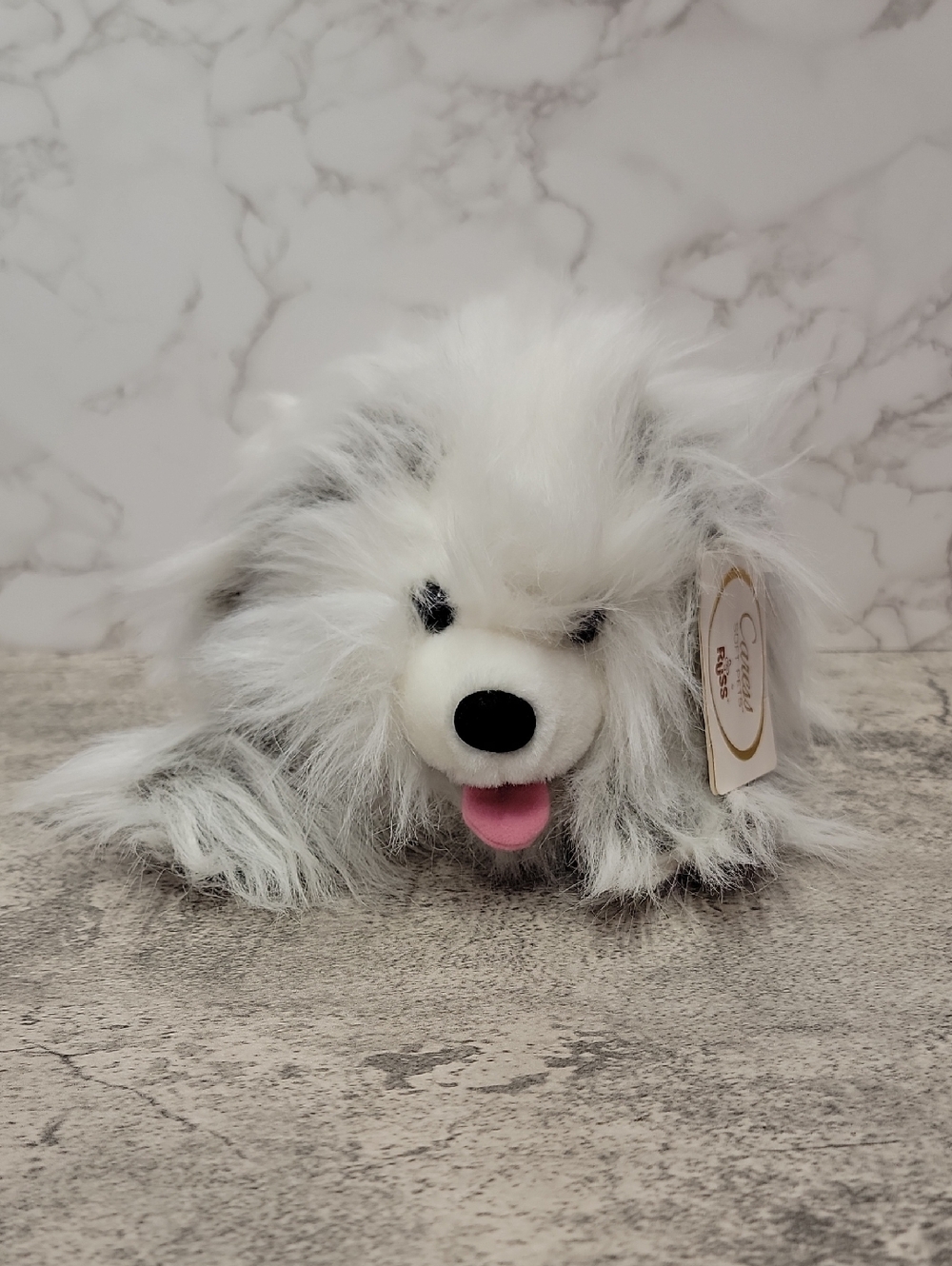 Vintage caress buddy plush russ dog stuffed animal